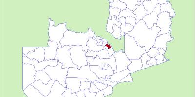 Ndele Zambiya haritası 